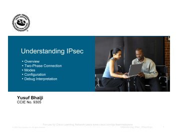 Understanding IPsec - The Cisco Learning Network