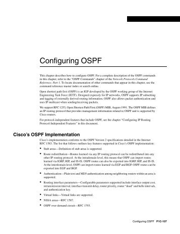 Configuring OSPF - The Cisco Learning Network