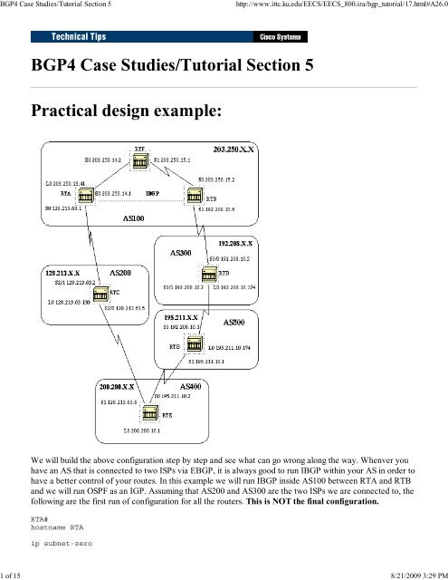 cisco bgp case study