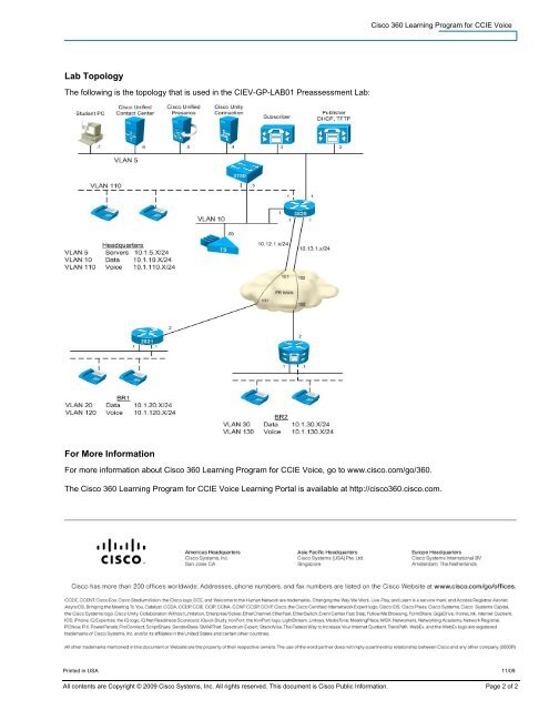 CIEV-GP-LAB01 - The Cisco Learning Network