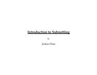 Introduction to Subnetting.pdf - The Cisco Learning Network