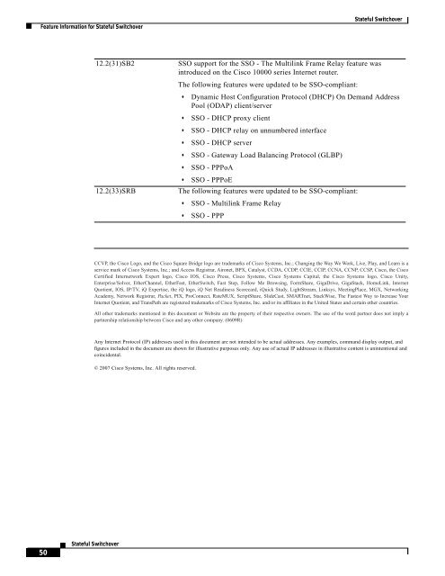 Stateful Switchover.pdf - Cisco Learning Home