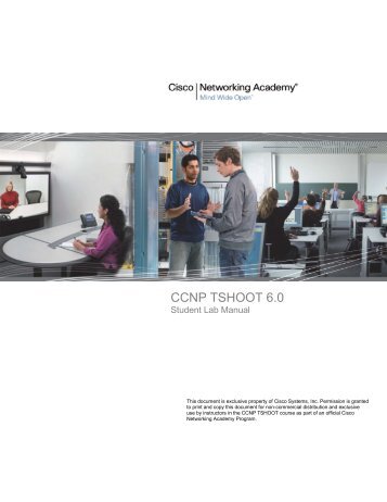 CCNP TSHOOT 6.0 - Cisco Learning Home