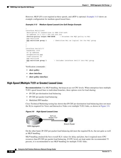 Enterprise QoS Solution Reference Network Design Guide