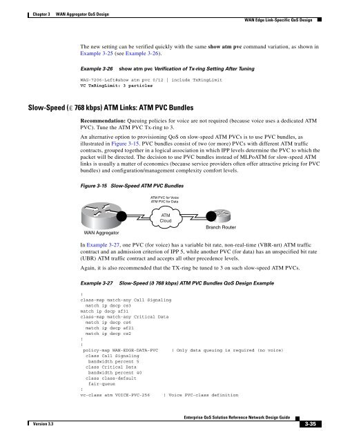 Enterprise QoS Solution Reference Network Design Guide