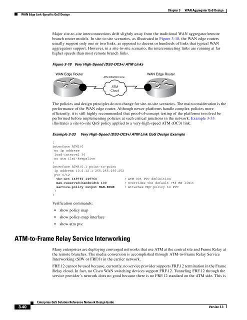 Enterprise QoS Solution Reference Network Design Guide