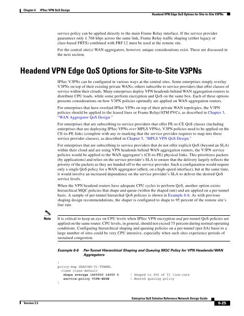 Enterprise QoS Solution Reference Network Design Guide