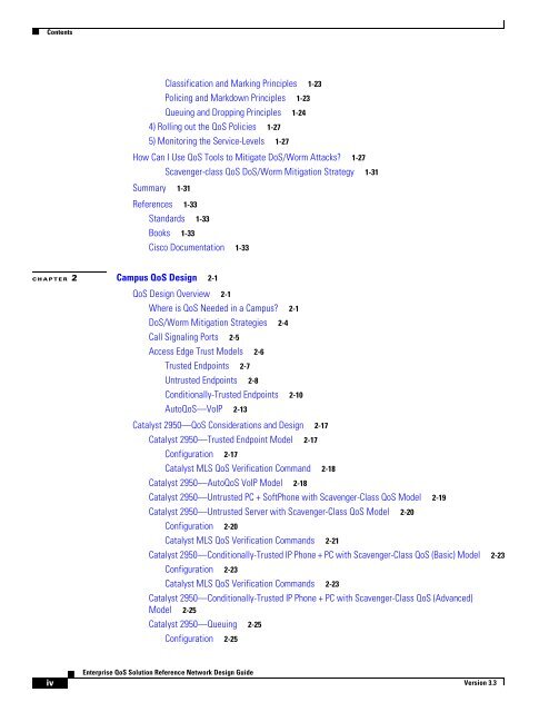 Enterprise QoS Solution Reference Network Design Guide