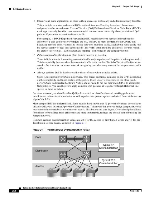 Enterprise QoS Solution Reference Network Design Guide