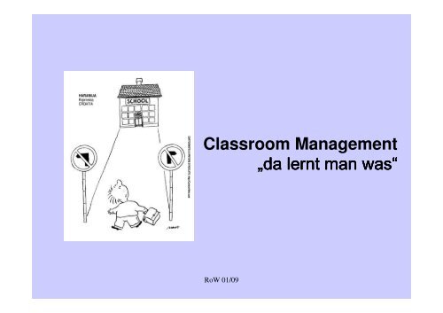 Classroom Management - Learning Rose Garden