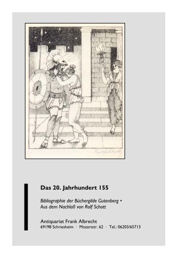 Das 20. Jahrhundert 155 - Antiquariat Frank Albrecht