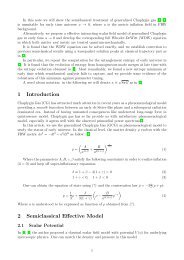 1 Introduction 2 Semiclassical Effective Model