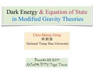 Dark Energy & Equation of State in Modified Gravity Theories