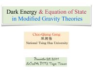 Dark Energy & Equation of State in Modified Gravity Theories