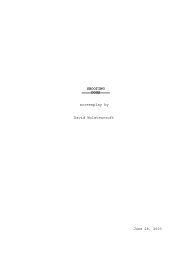 SHOOTING DOGS screenplay by David Wolstencroft