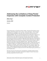 Addressing the Limitations of Deep Packet Inspection with Complete ...