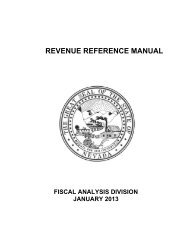 2013 Report - Nevada Legislature