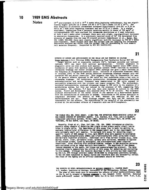 Environmental and Molecular Mutagenesis - Legacy Tobacco ...