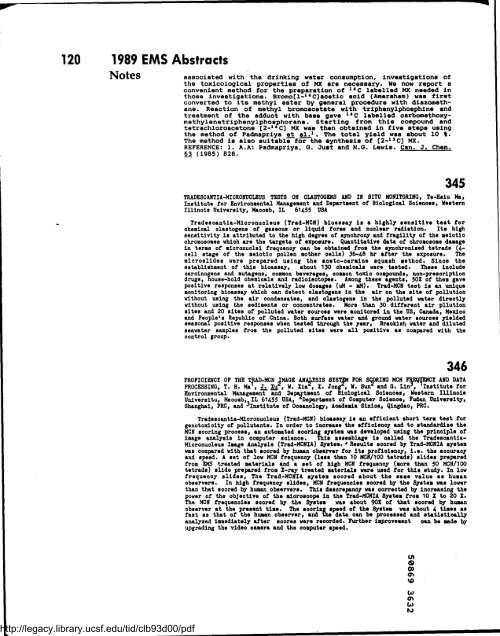 Environmental and Molecular Mutagenesis - Legacy Tobacco ...