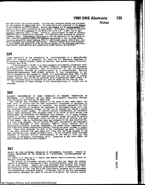 Environmental and Molecular Mutagenesis - Legacy Tobacco ...