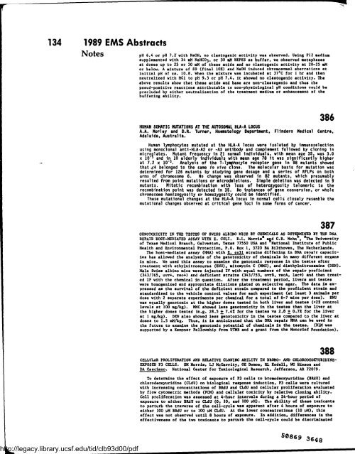 Environmental and Molecular Mutagenesis - Legacy Tobacco ...