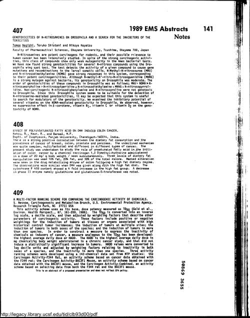 Environmental and Molecular Mutagenesis - Legacy Tobacco ...