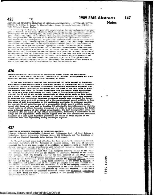 Environmental and Molecular Mutagenesis - Legacy Tobacco ...