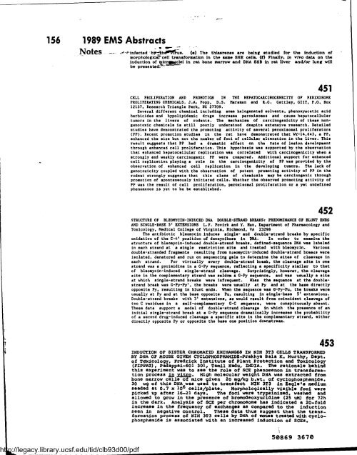 Environmental and Molecular Mutagenesis - Legacy Tobacco ...