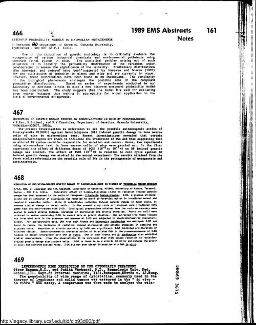 Environmental and Molecular Mutagenesis - Legacy Tobacco ...