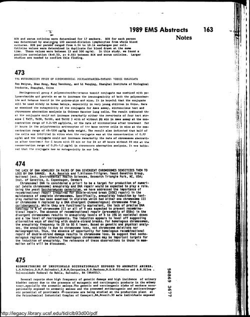 Environmental and Molecular Mutagenesis - Legacy Tobacco ...