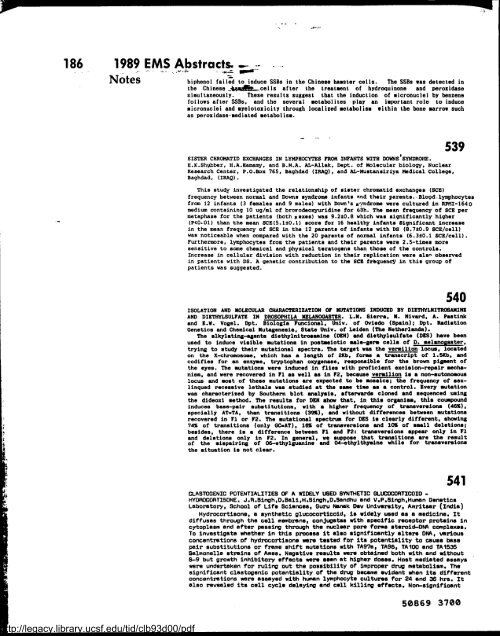 Environmental and Molecular Mutagenesis - Legacy Tobacco ...