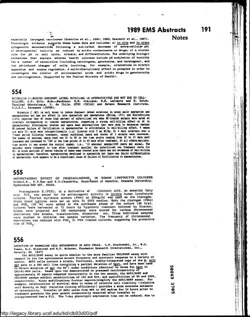 Environmental and Molecular Mutagenesis - Legacy Tobacco ...