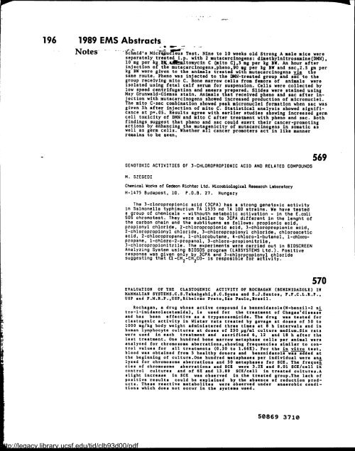 Environmental and Molecular Mutagenesis - Legacy Tobacco ...