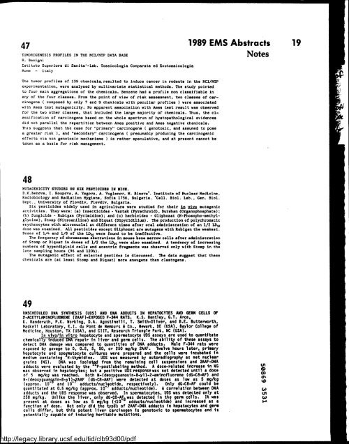 Environmental and Molecular Mutagenesis - Legacy Tobacco ...