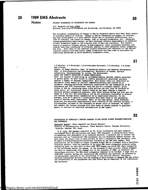 Environmental and Molecular Mutagenesis - Legacy Tobacco ...