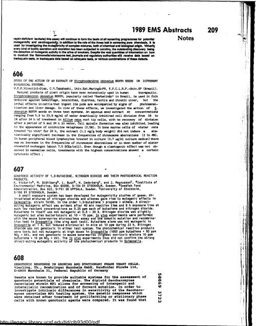 Environmental and Molecular Mutagenesis - Legacy Tobacco ...