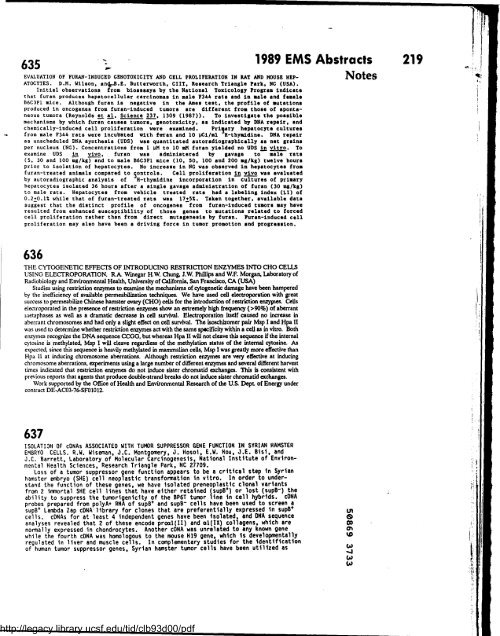 Environmental and Molecular Mutagenesis - Legacy Tobacco ...