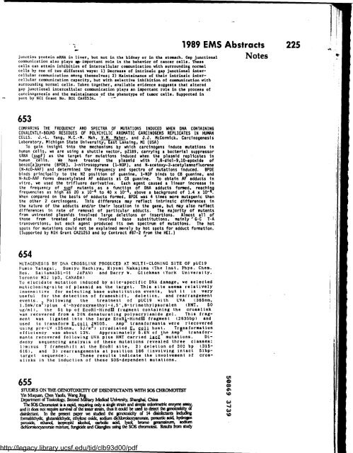 Environmental and Molecular Mutagenesis - Legacy Tobacco ...