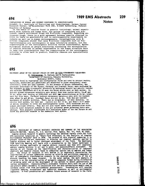 Environmental and Molecular Mutagenesis - Legacy Tobacco ...