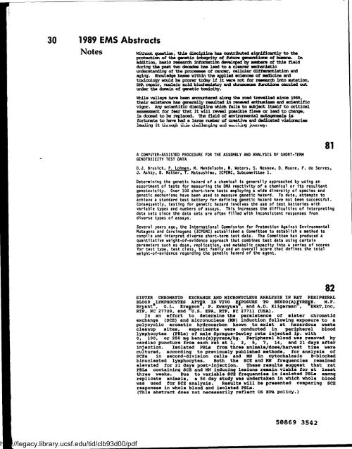 Environmental and Molecular Mutagenesis - Legacy Tobacco ...