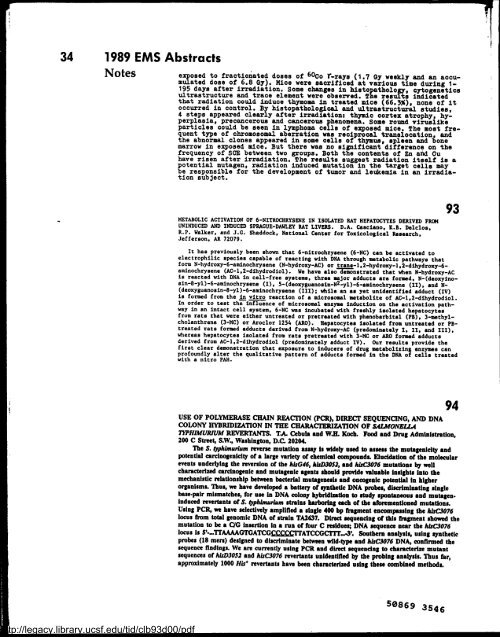 Environmental and Molecular Mutagenesis - Legacy Tobacco ...