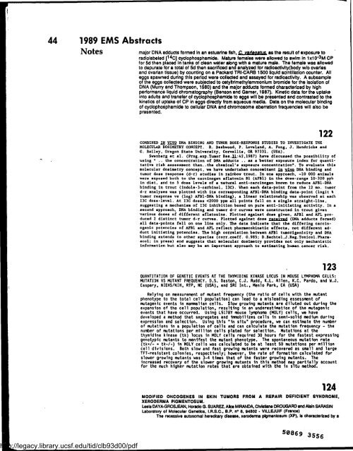 Environmental and Molecular Mutagenesis - Legacy Tobacco ...