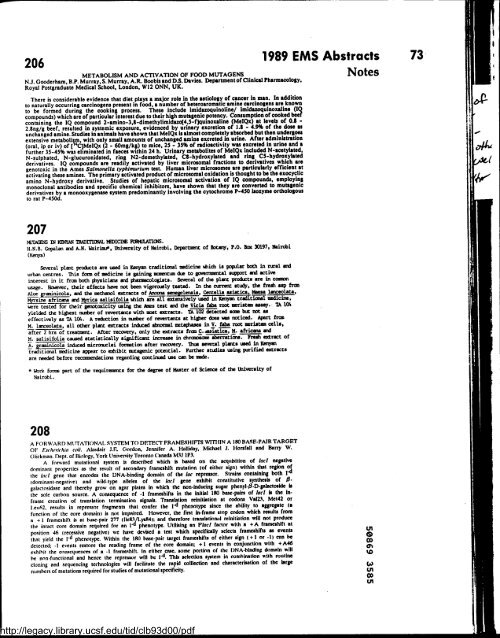 Environmental and Molecular Mutagenesis - Legacy Tobacco ...