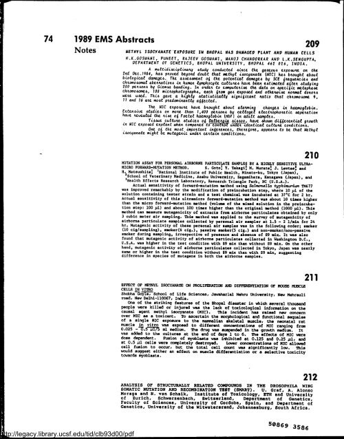 Environmental and Molecular Mutagenesis - Legacy Tobacco ...