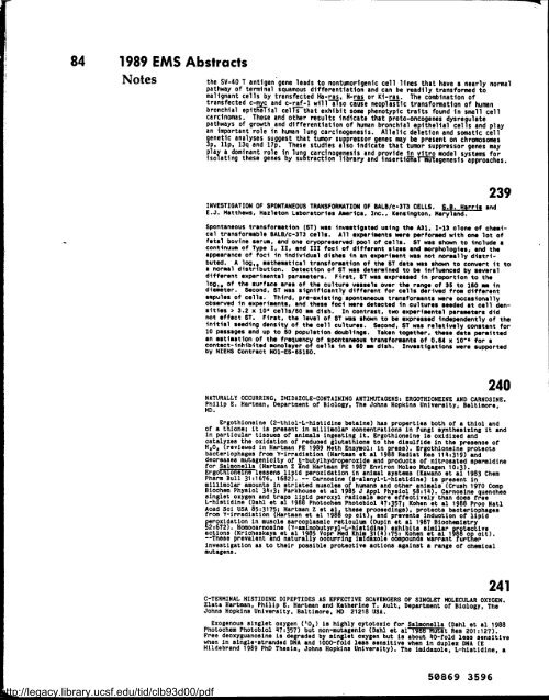 Environmental and Molecular Mutagenesis - Legacy Tobacco ...