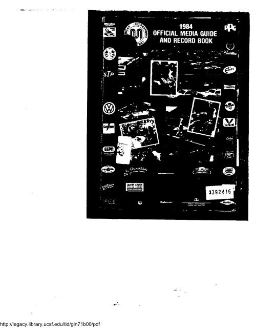 Pdf - Legacy Tobacco Documents Library Pdf - Legacy Tobacco Documents Library
