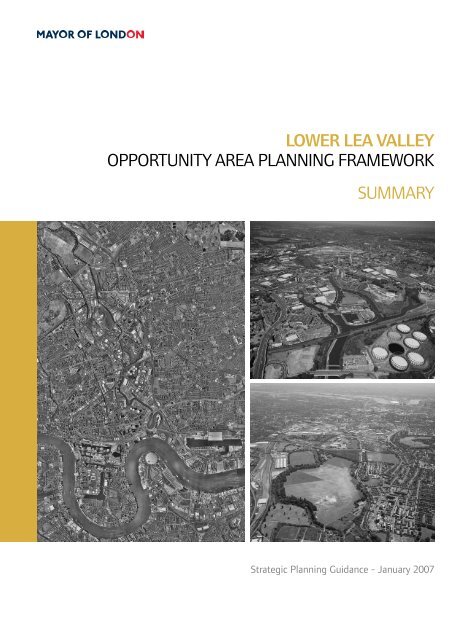 lower lea valley opportunity area planning ... - london.gov.uk