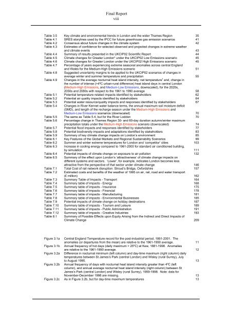 London scoping - ukcip