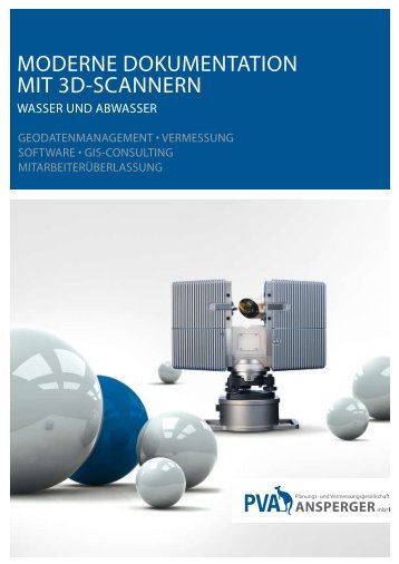3d-Laserscan Wasser und Abwasser Broschüre (PDF) - ansperger.de
