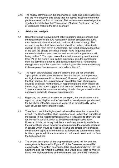 1. Ecological objections - London